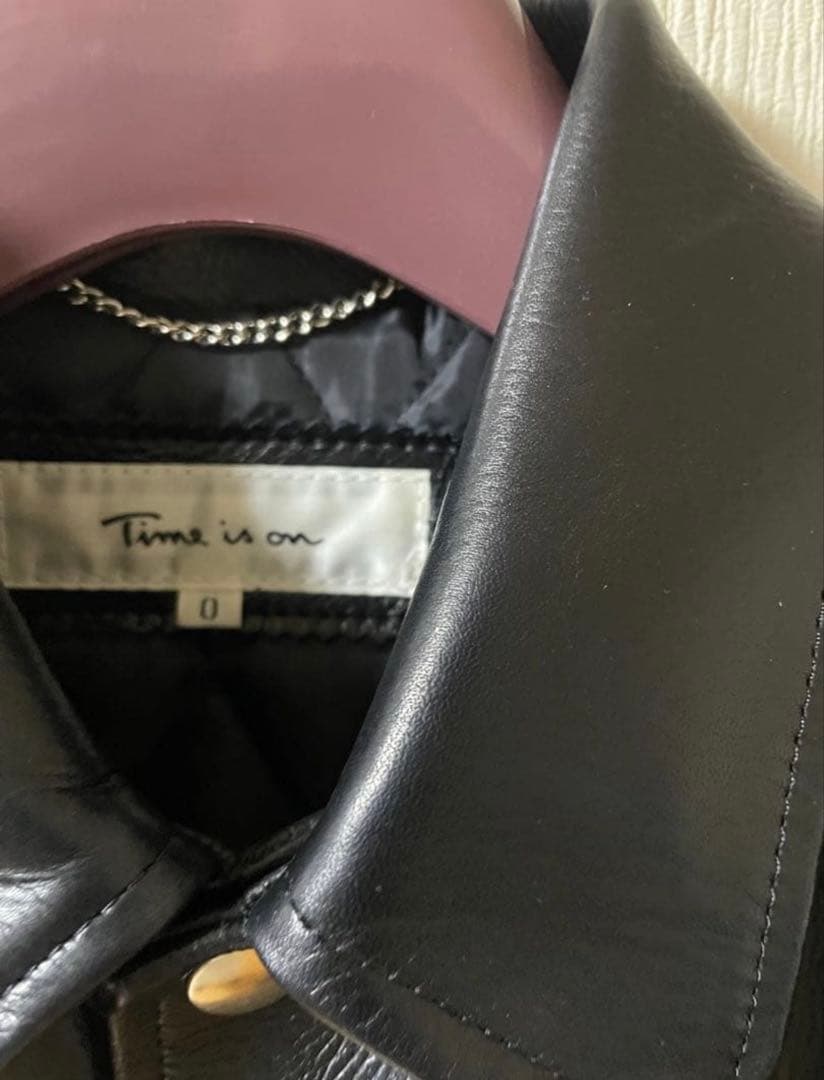 ゼ*ィ様 Time Is On NEW COACH JACKET cow lea