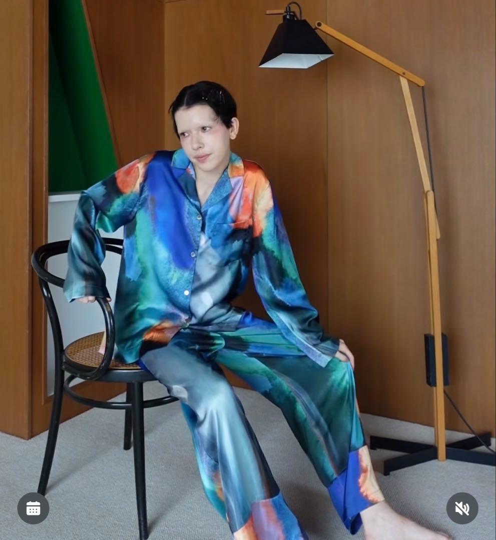 OMMO ノベルティ　パジャマ　グリーン　新品未開封