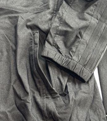 E新品 XLアディダス adidasデニム風 ウーブン セットアップ 上下 黒