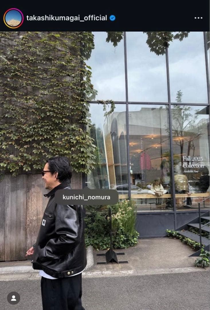 黒1 S sacai carhartt wip レザー　ジャケット　新品タグ付