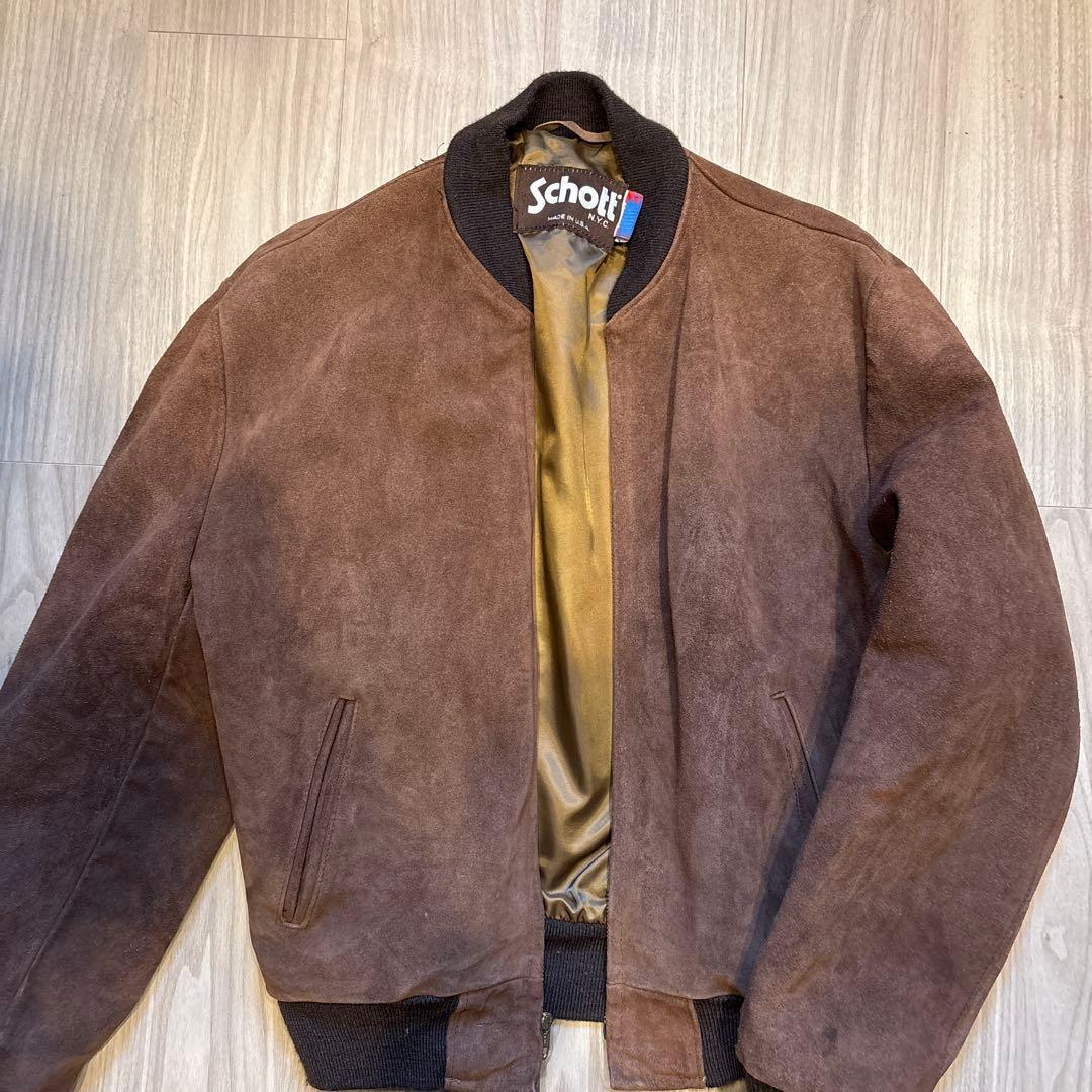 Schott ブラウンレザージャケット