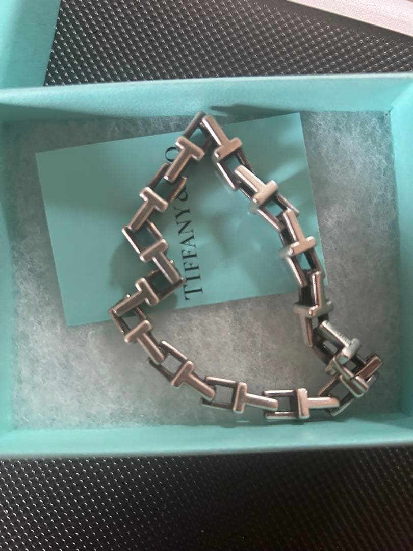 ティファニー　Tチェーンブレスレット