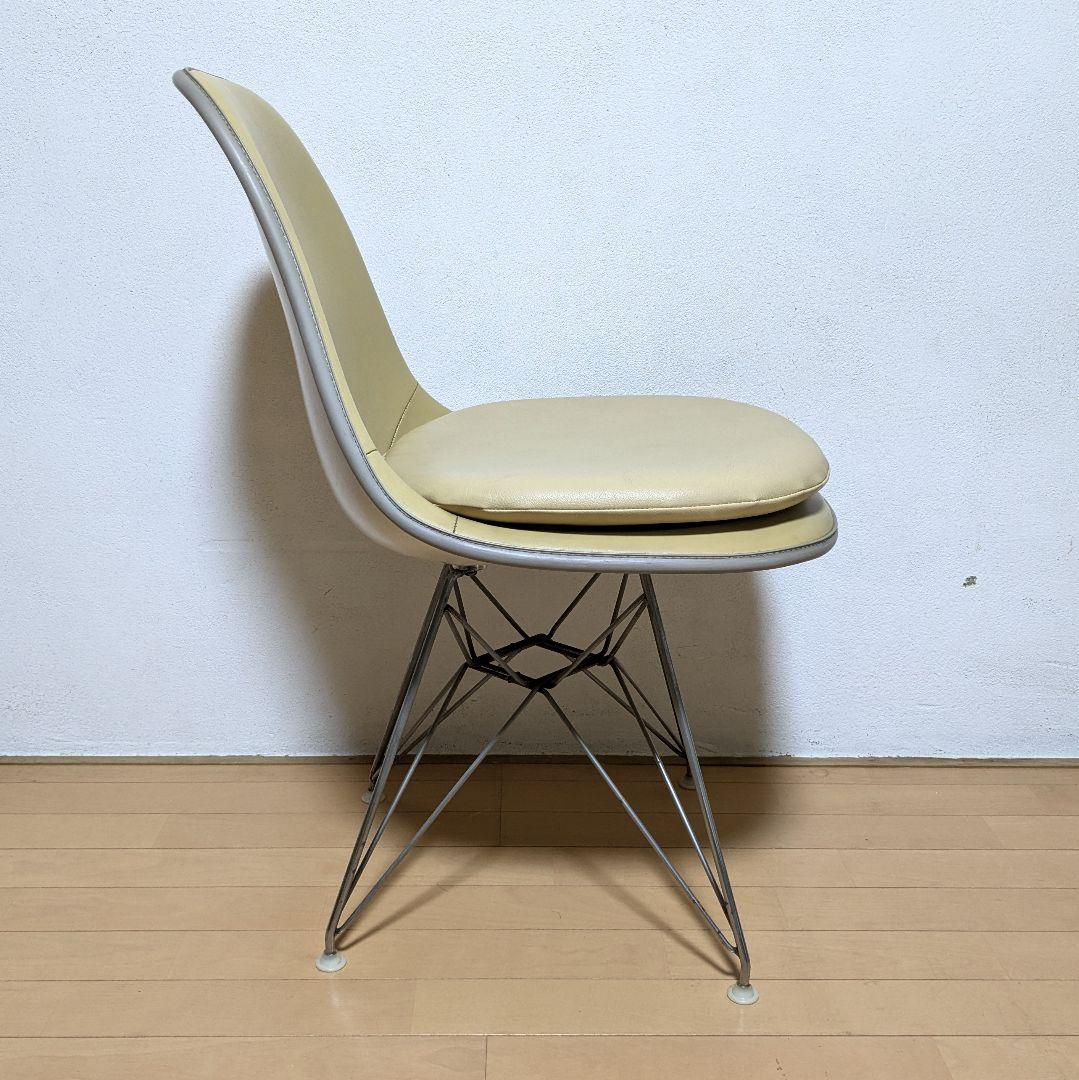 希少 正規品 ハーマンミラー イームズ シェルチェア ナウガレザー パッド付 1