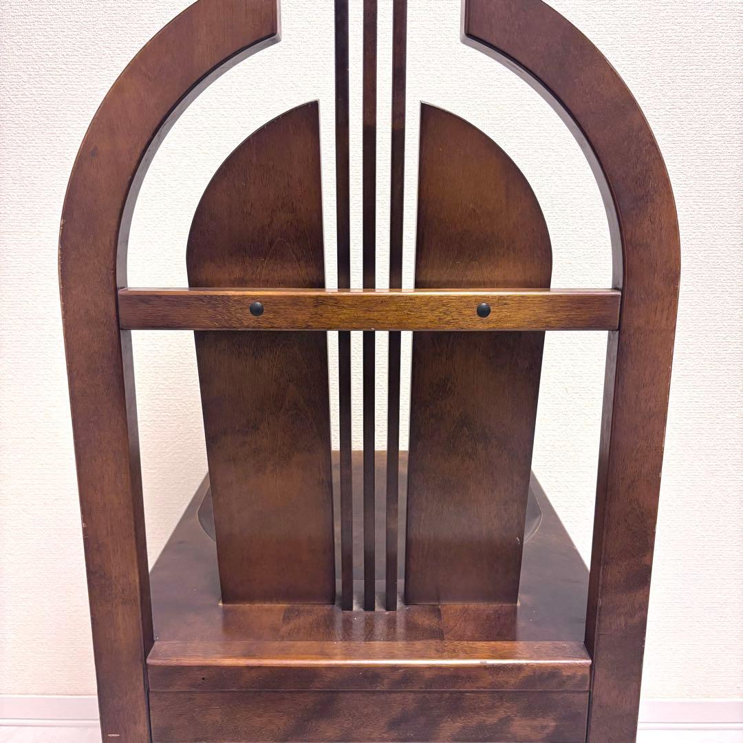 希少⭐️ 星野民藝 アームレスチェア 樺材 ダイニングハイバック 安楽椅子 レトロ