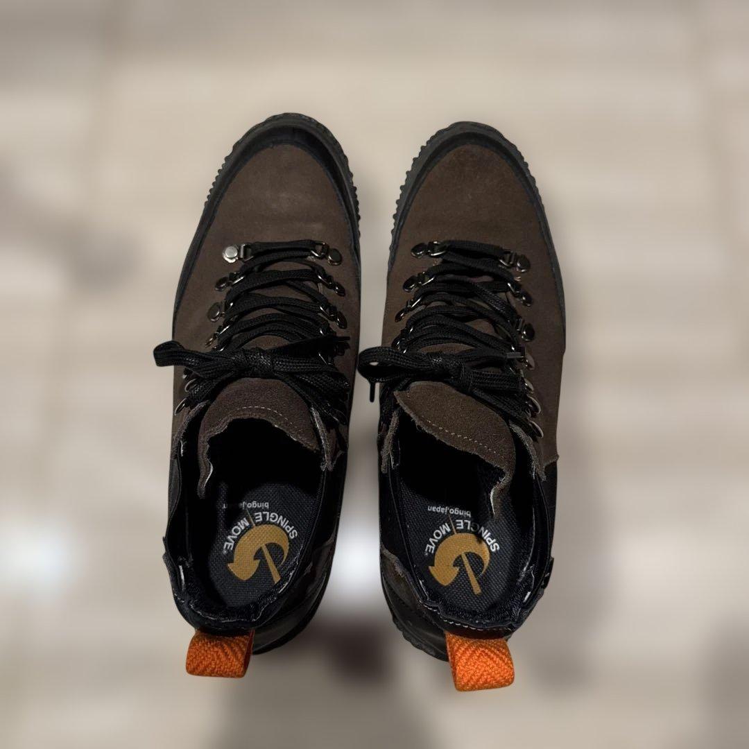 美品 スピングルムーブ ハイカットスニーカー ブラウン　Ｌ