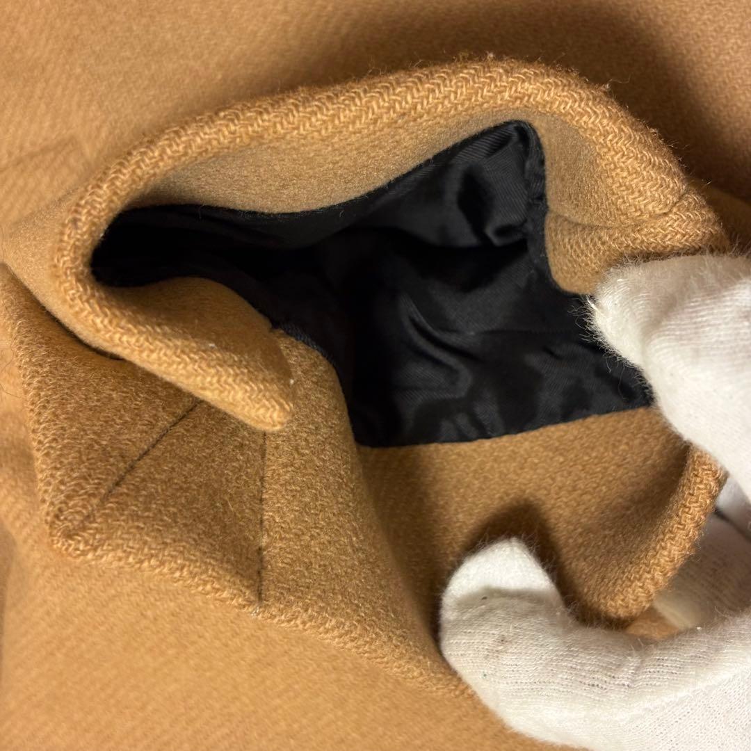 HUGO BOSS ヒューゴ　ウールコート キャメル メンズ ステンカラー