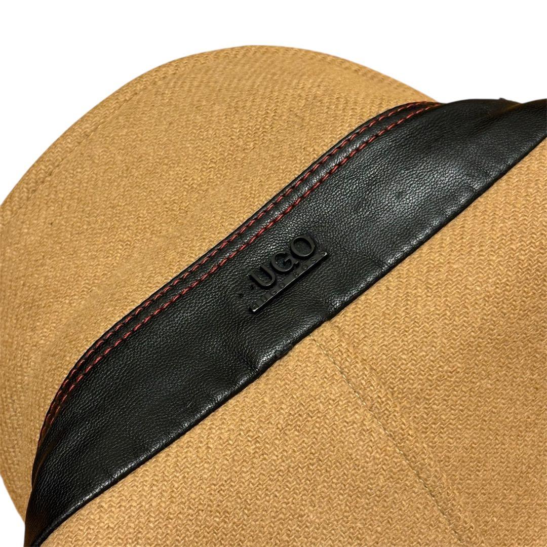 HUGO BOSS ヒューゴ　ウールコート キャメル メンズ ステンカラー