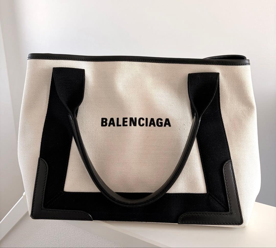 バレンシアガ BALENCIAGA カバス トートバッグ NAVYCABAS S