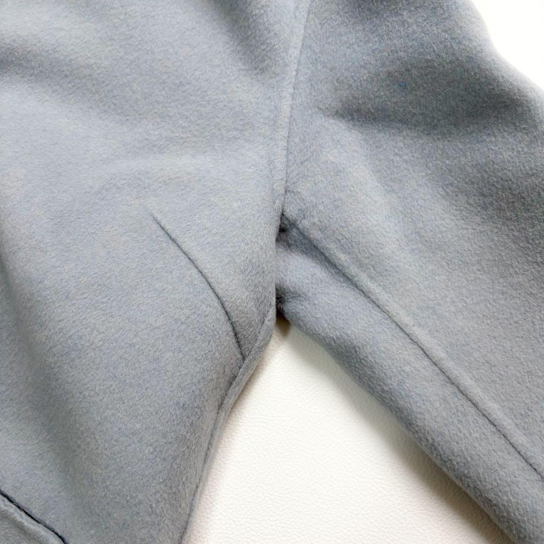 ドゥーズィエムクラス　victorian リバーロングノーカラーコート　36