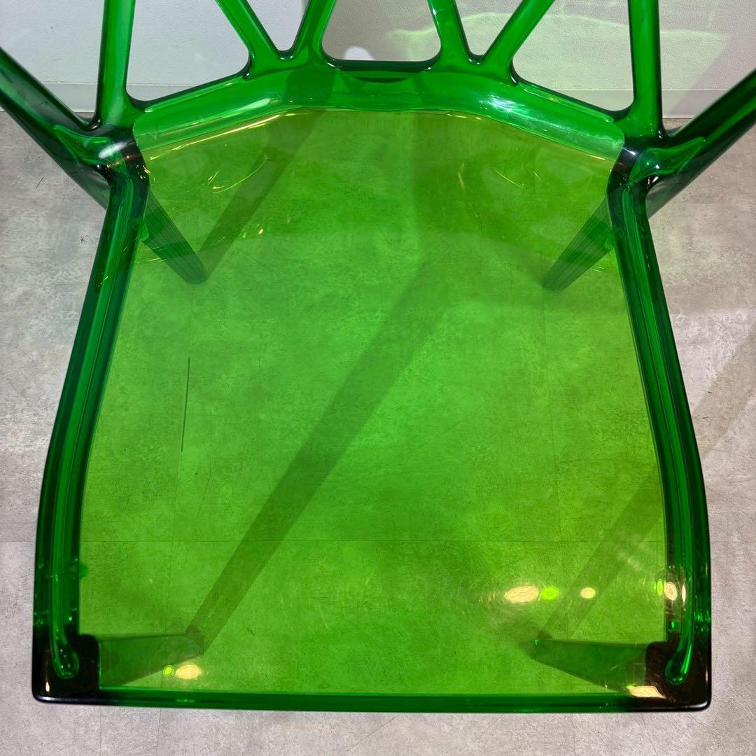 カリガリス　アルケミアチェア　ALCHEMIA クリアグリーン　グリーン