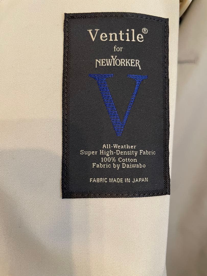 ☆美品☆ベンタイルforニューヨーカー　ライナー付きトレンチコート　ベージュ