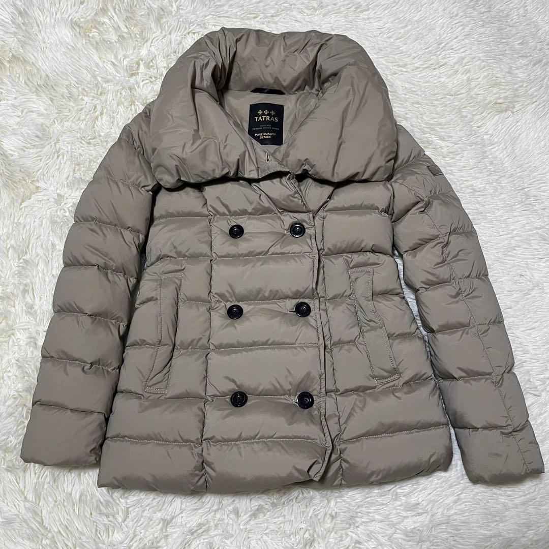 【Taki】タトラス ロレンツァーナ ダウン ベージュ ダブルボタン 01