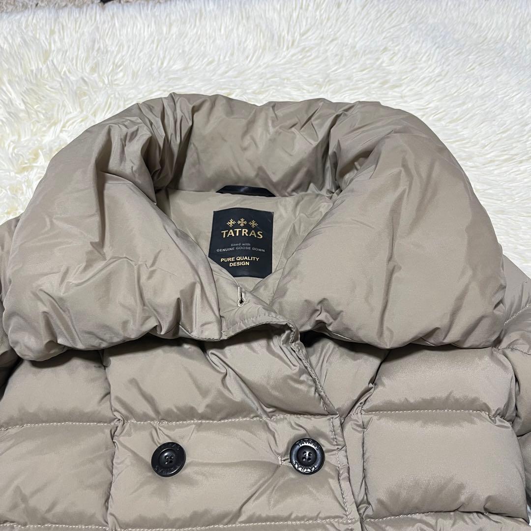 【Taki】タトラス ロレンツァーナ ダウン ベージュ ダブルボタン 01