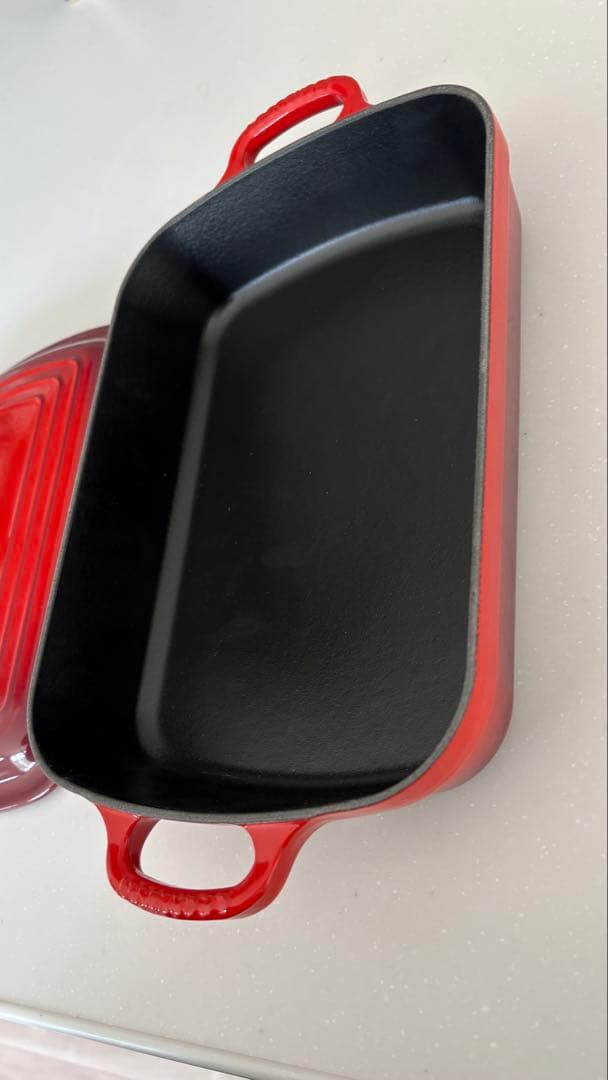 新品未使用 ルクルーゼ ココット29cm 赤