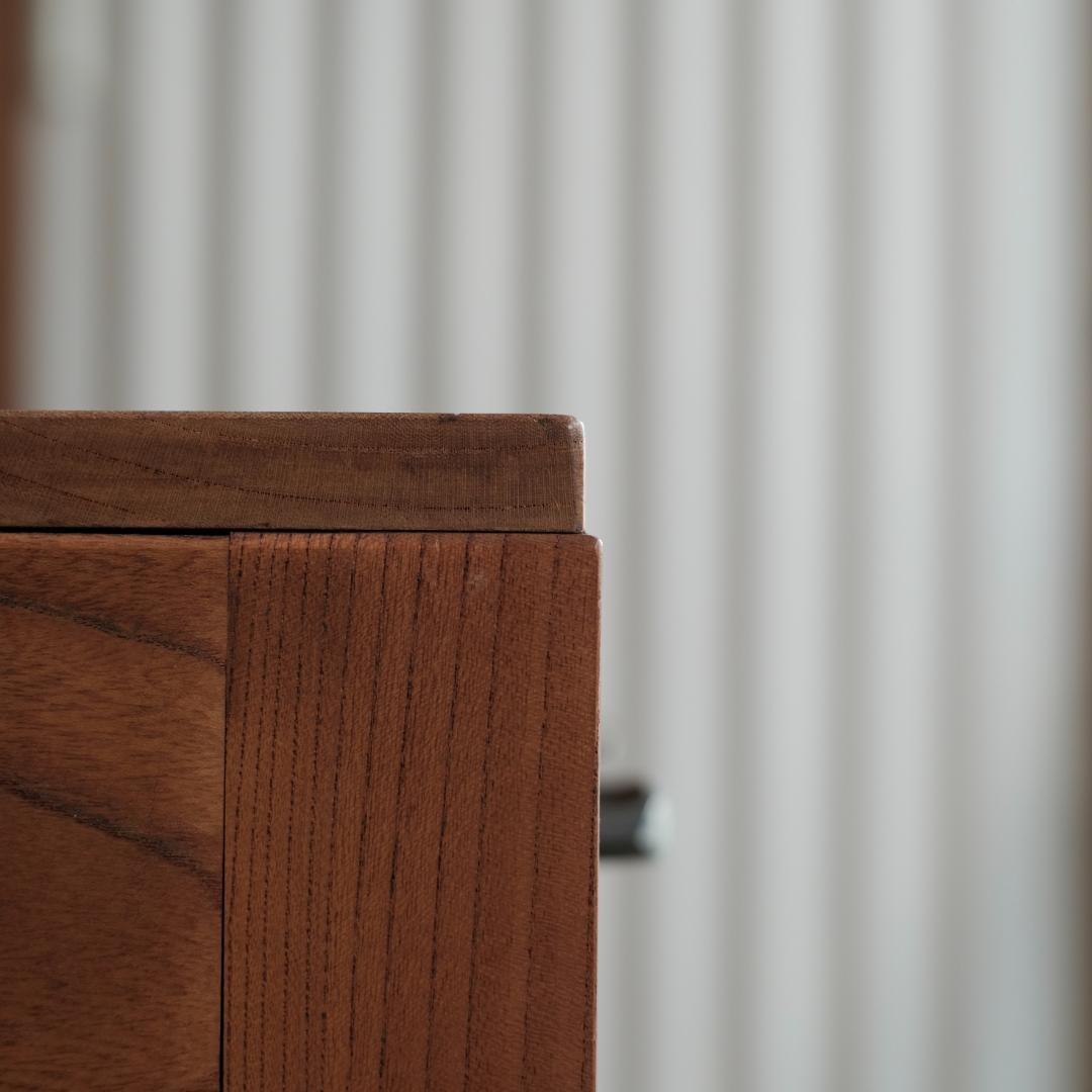 ケヤキ 片袖机 古道具 古家具