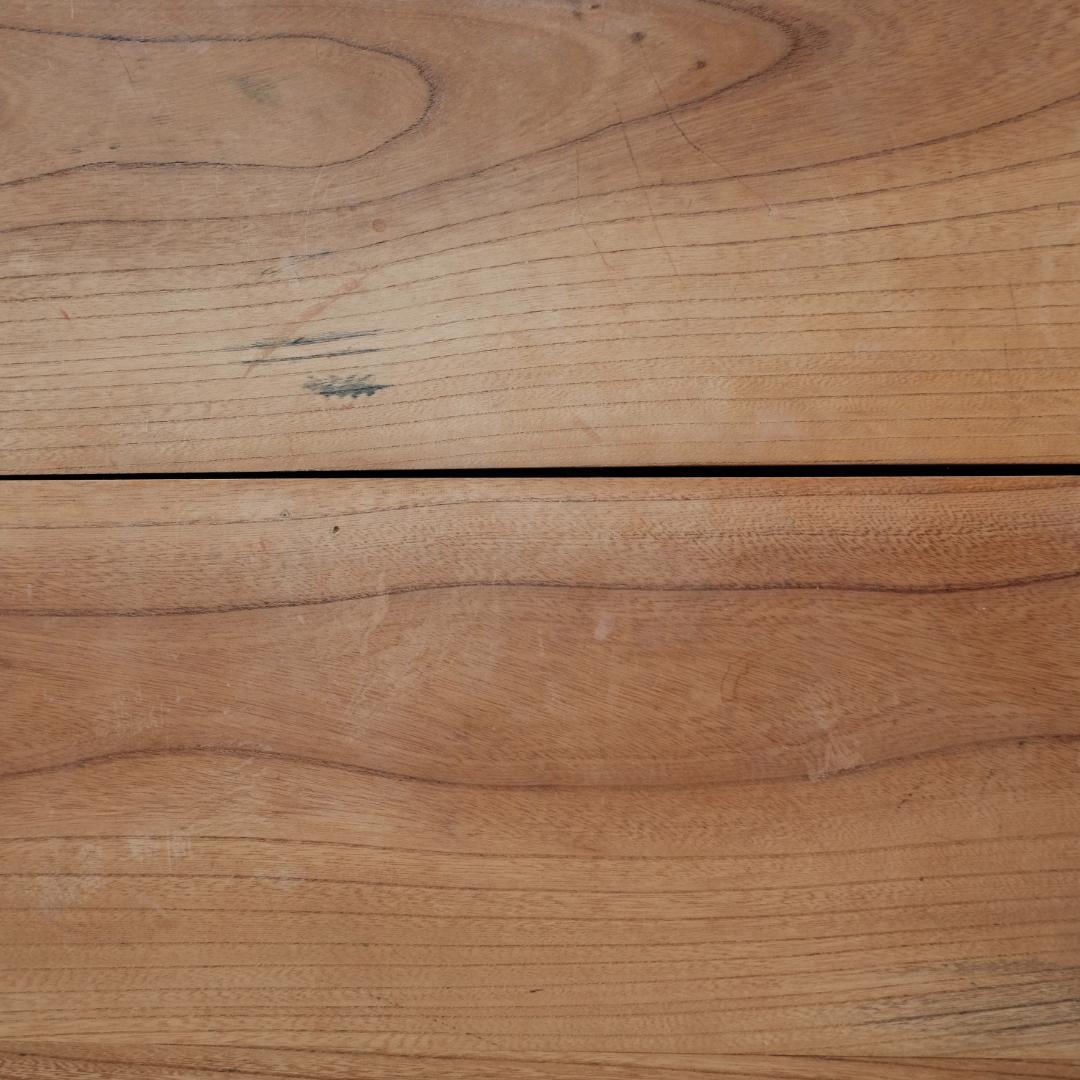 ケヤキ 片袖机 古道具 古家具