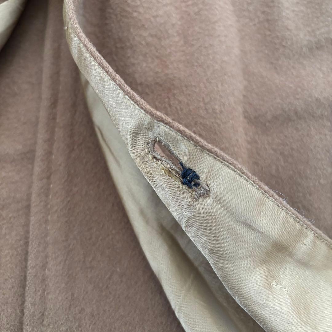 Burberrysバーバリー カシミヤ100ステンカラー コートメンズL相当