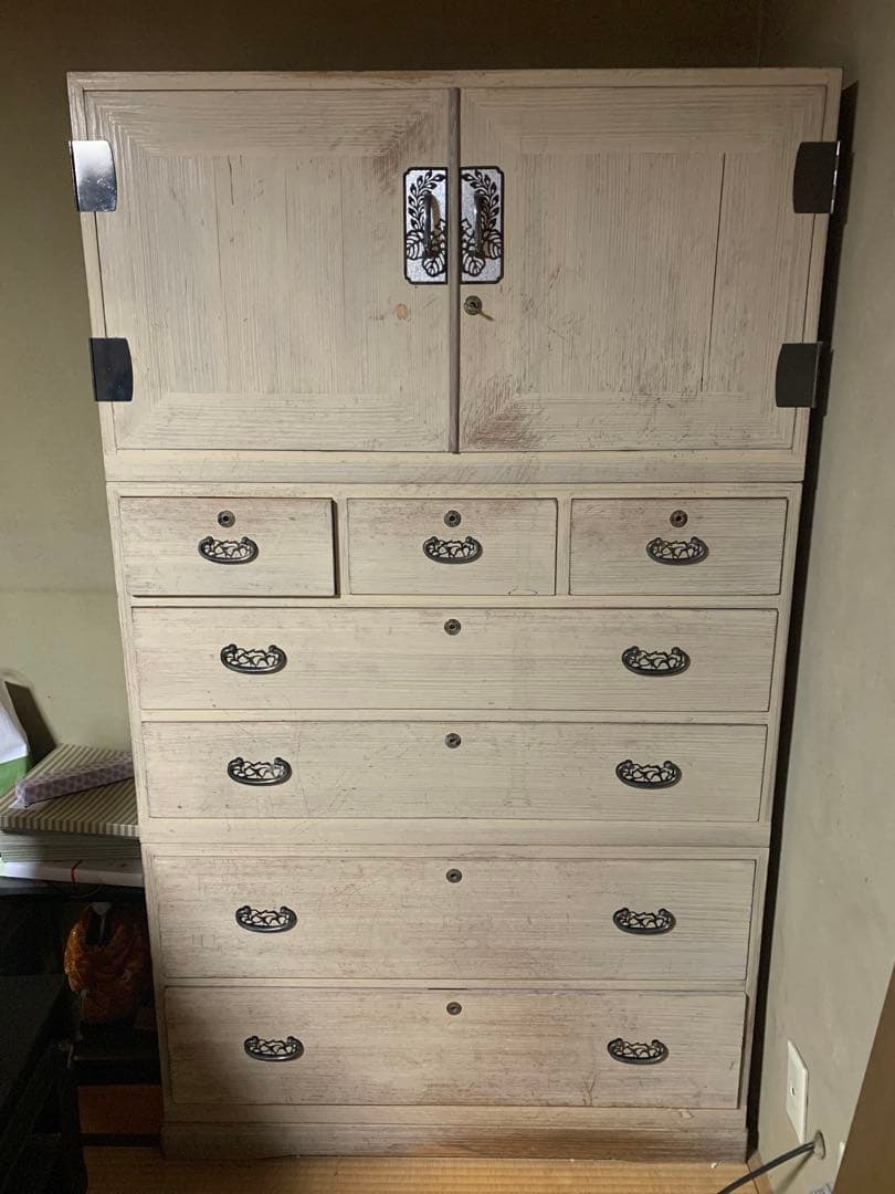 桐タンス　昭和レトロ　引き取り希望　浅草