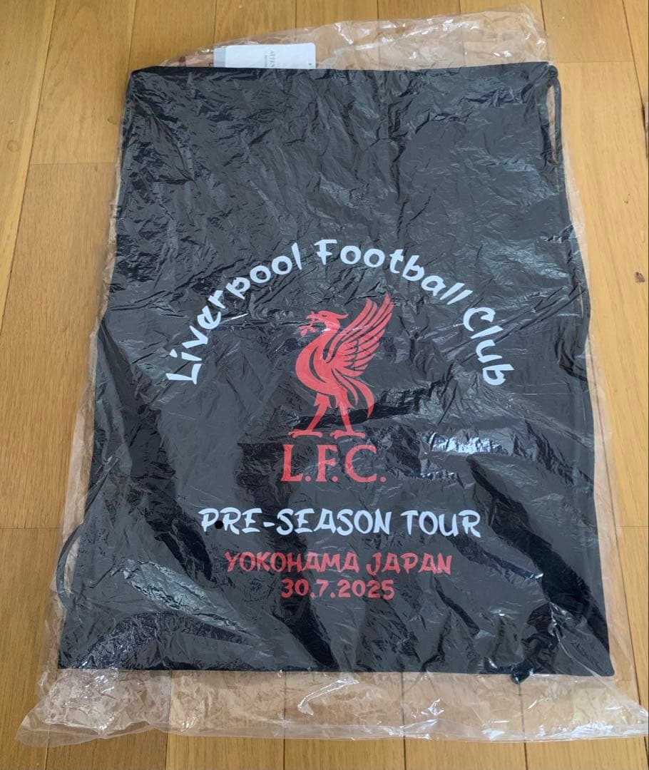 即日匿名配送 LFC ナップサックリバプール 来日記念 アジアツアー
