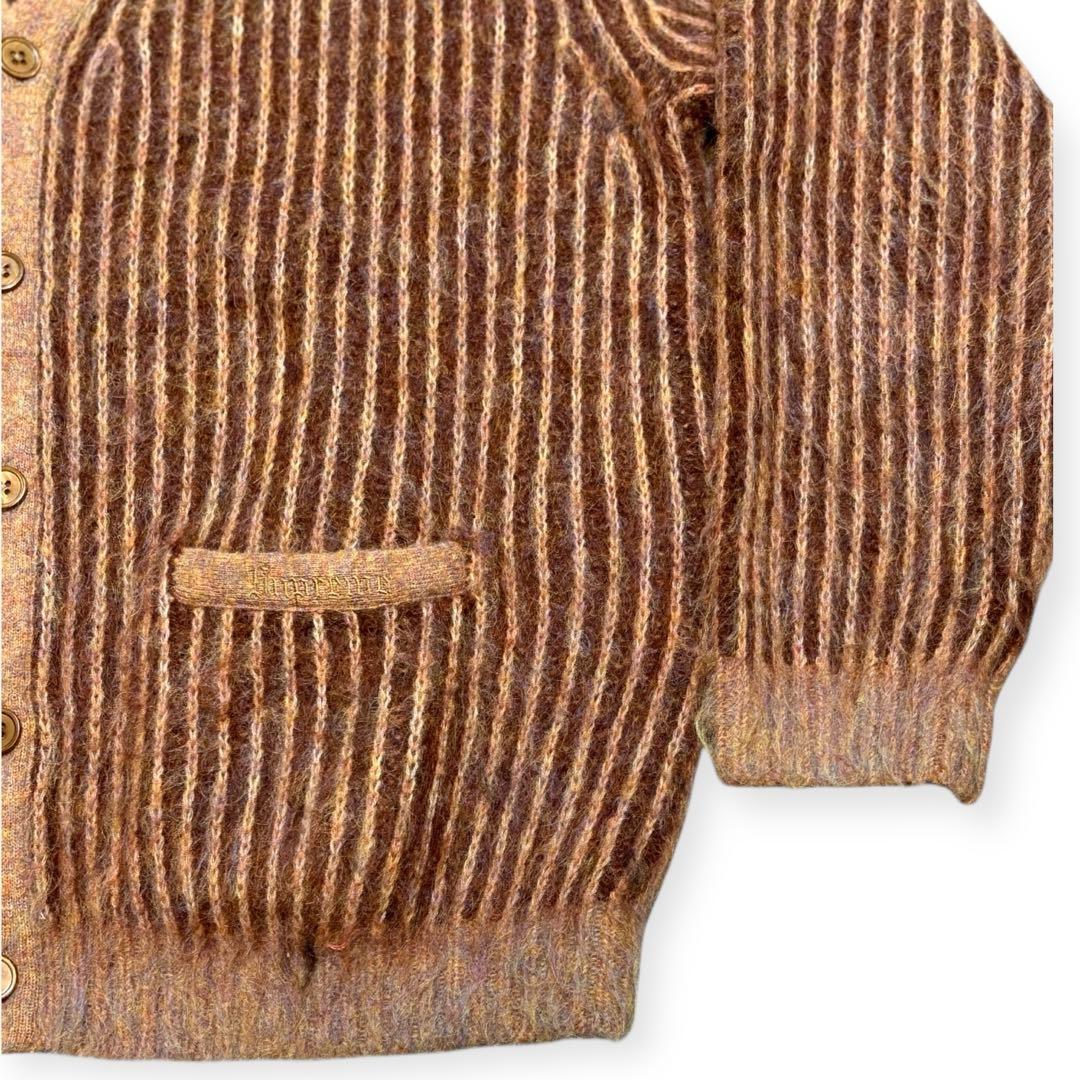 Supreme モヘアカーディガン　ブラウン　M 試着のみ