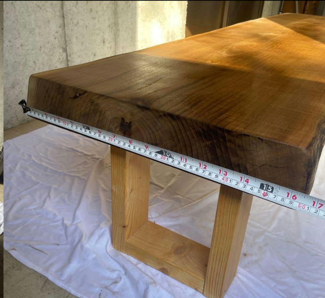 欅　新潟県産　一枚板　縮み杢　縮杢　1枚板　一枚板のみ