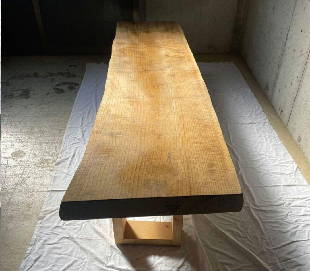 欅　新潟県産　一枚板　縮み杢　縮杢　1枚板　一枚板のみ