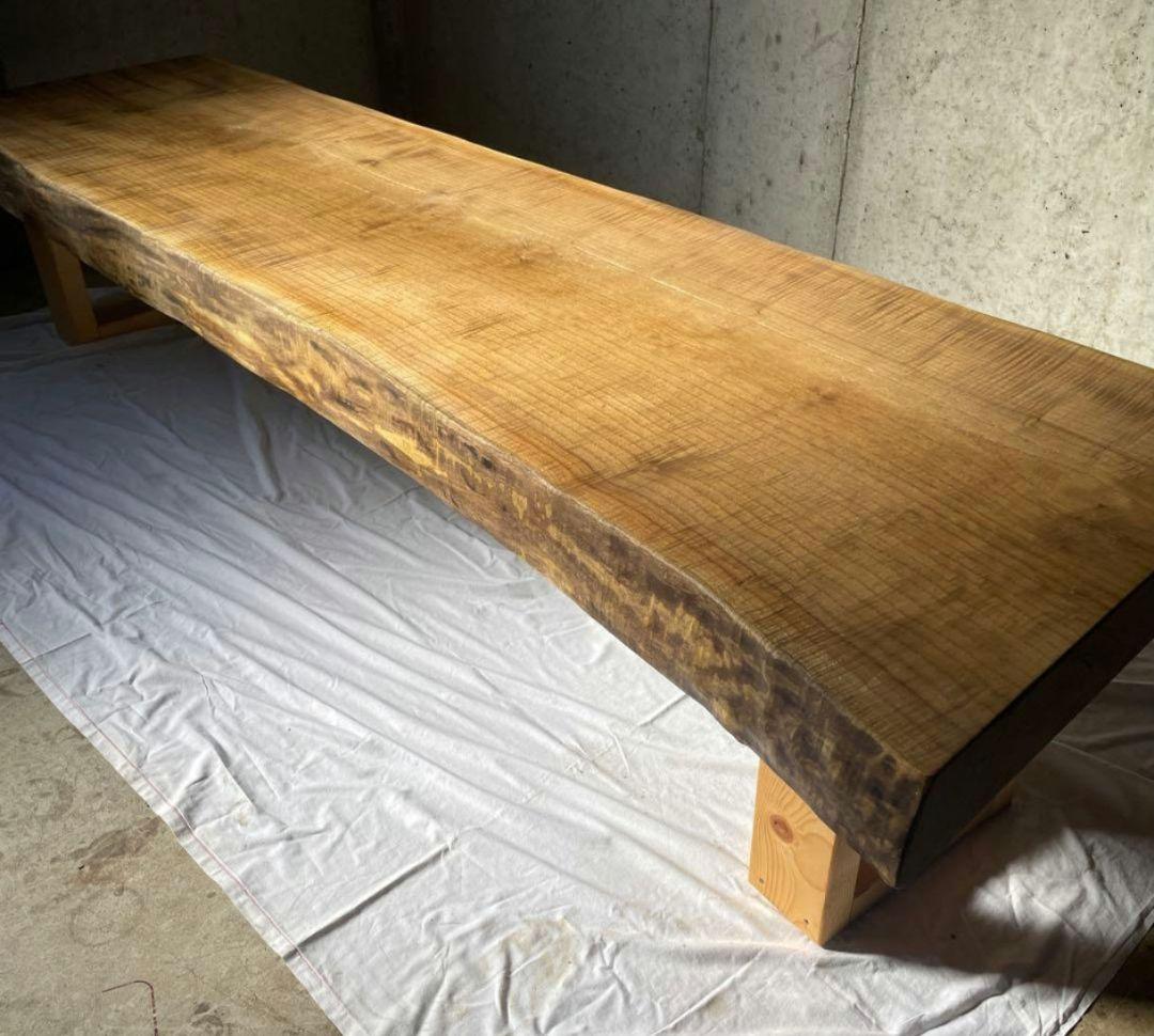 欅　新潟県産　一枚板　縮み杢　縮杢　1枚板　一枚板のみ