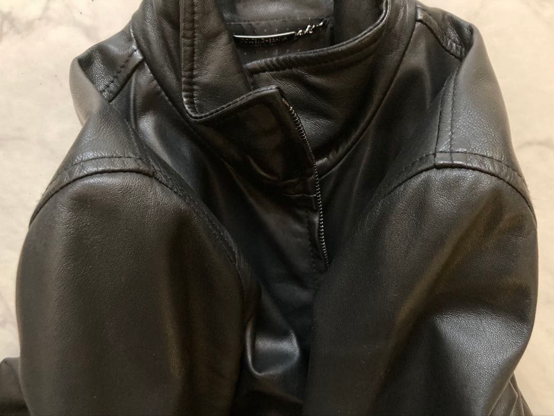 D&Gドルチェ＆ガッバーナ 黒レザーライダース プラダ好き