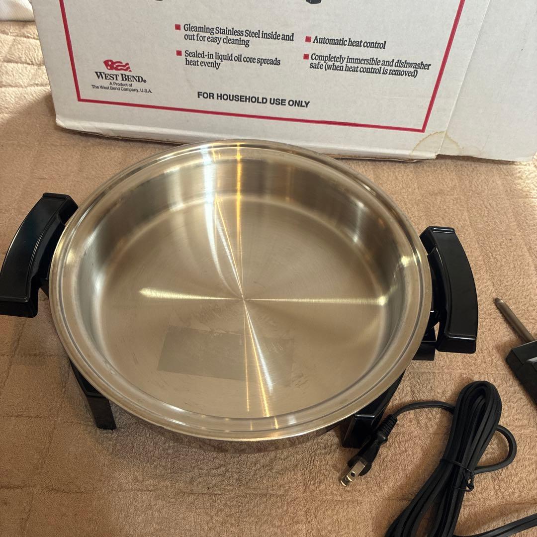 ロイヤルクイーン　電気フライパン　蓋なし　美品