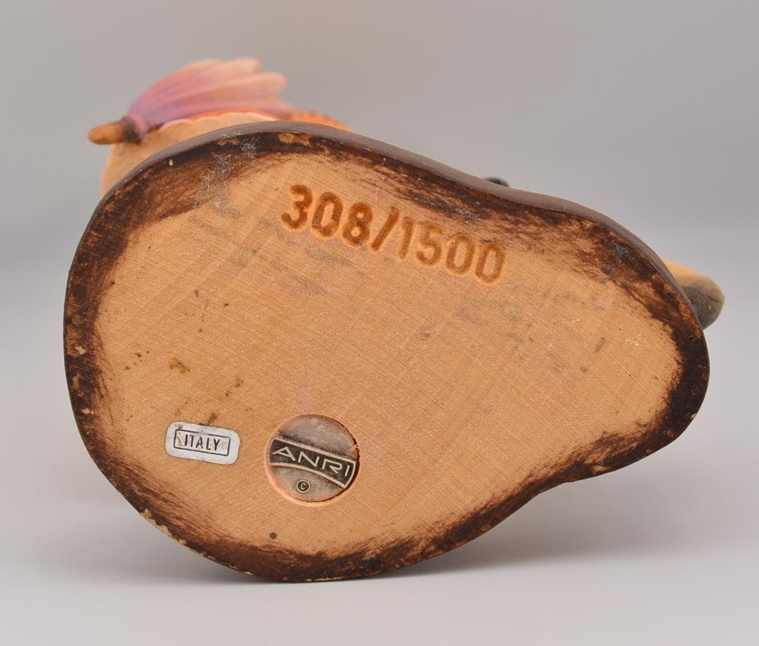 少女と仔犬　アンリ　ANRI　イタリア　高さ16ｃｍ　限定品　ご成約済み