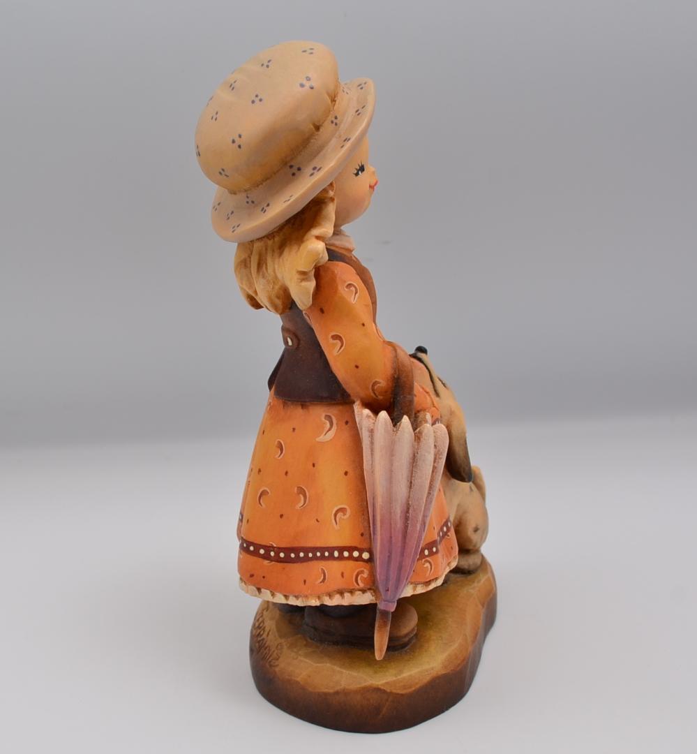 少女と仔犬　アンリ　ANRI　イタリア　高さ16ｃｍ　限定品　ご成約済み