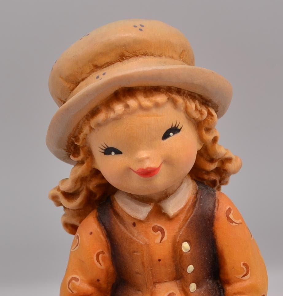 少女と仔犬　アンリ　ANRI　イタリア　高さ16ｃｍ　限定品　ご成約済み