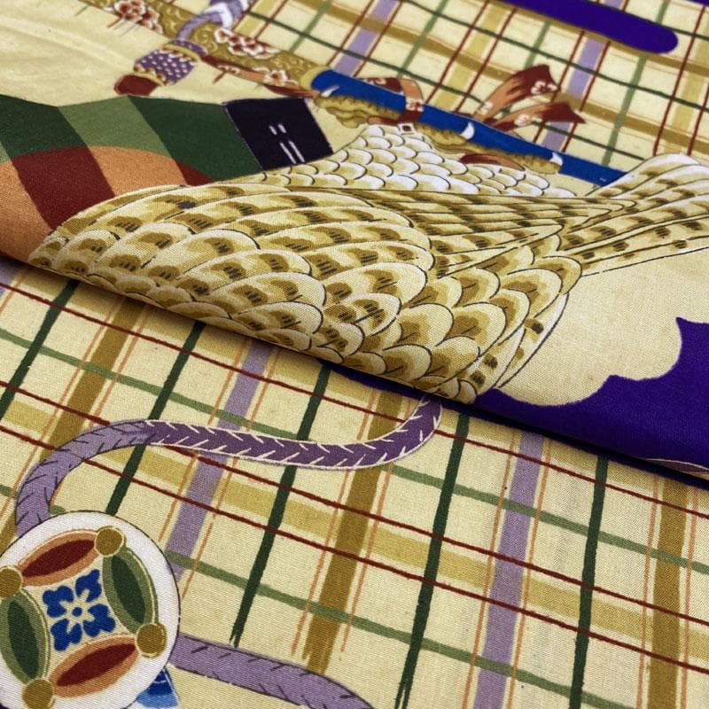 510ab3◎七五三 三歳 男の子 アンティーク着物&被布 レトロ 濃紫◎