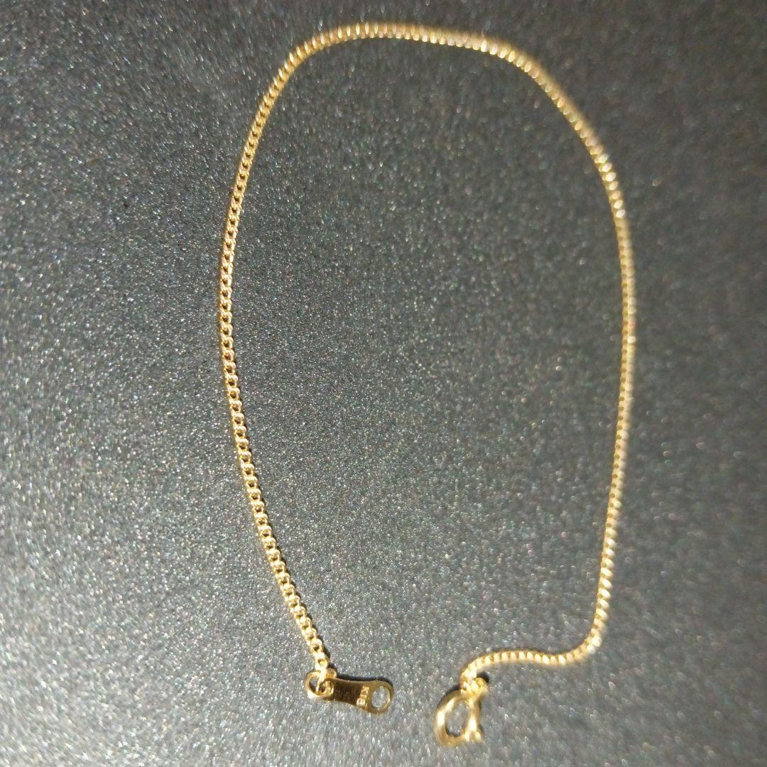【激安/本物18金/K18】ブレスレット　0.6g