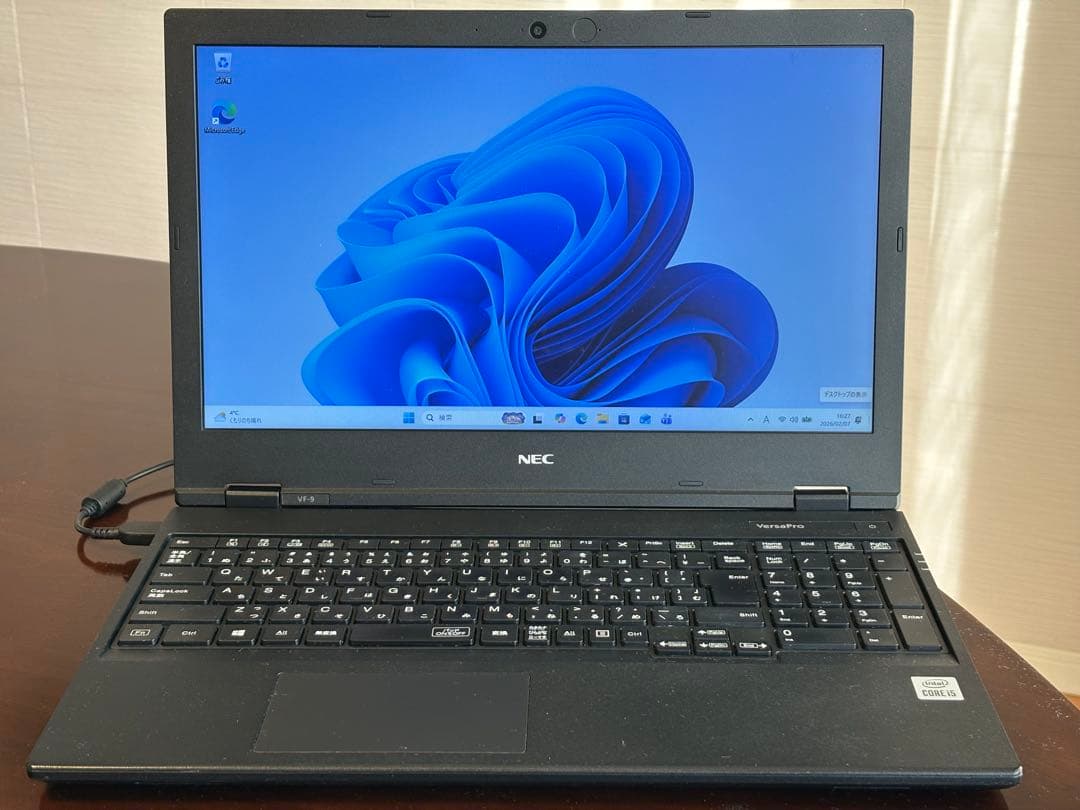 NEC VersaPro15.6型ビジネスノートPC CPUi5第10世代SSD