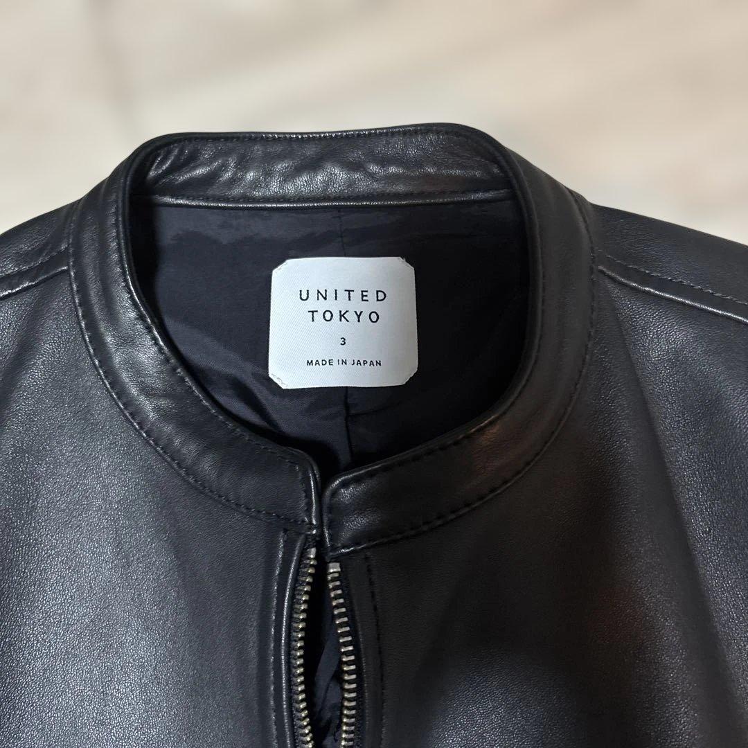 UNITED TOKYO ラムレザー　3 美品