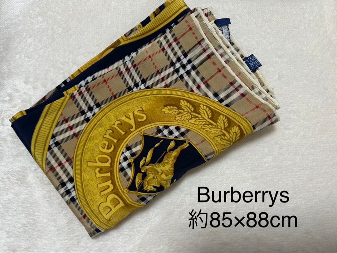 Burberrys バーバリー スカーフ 約85×88cm チェック柄
