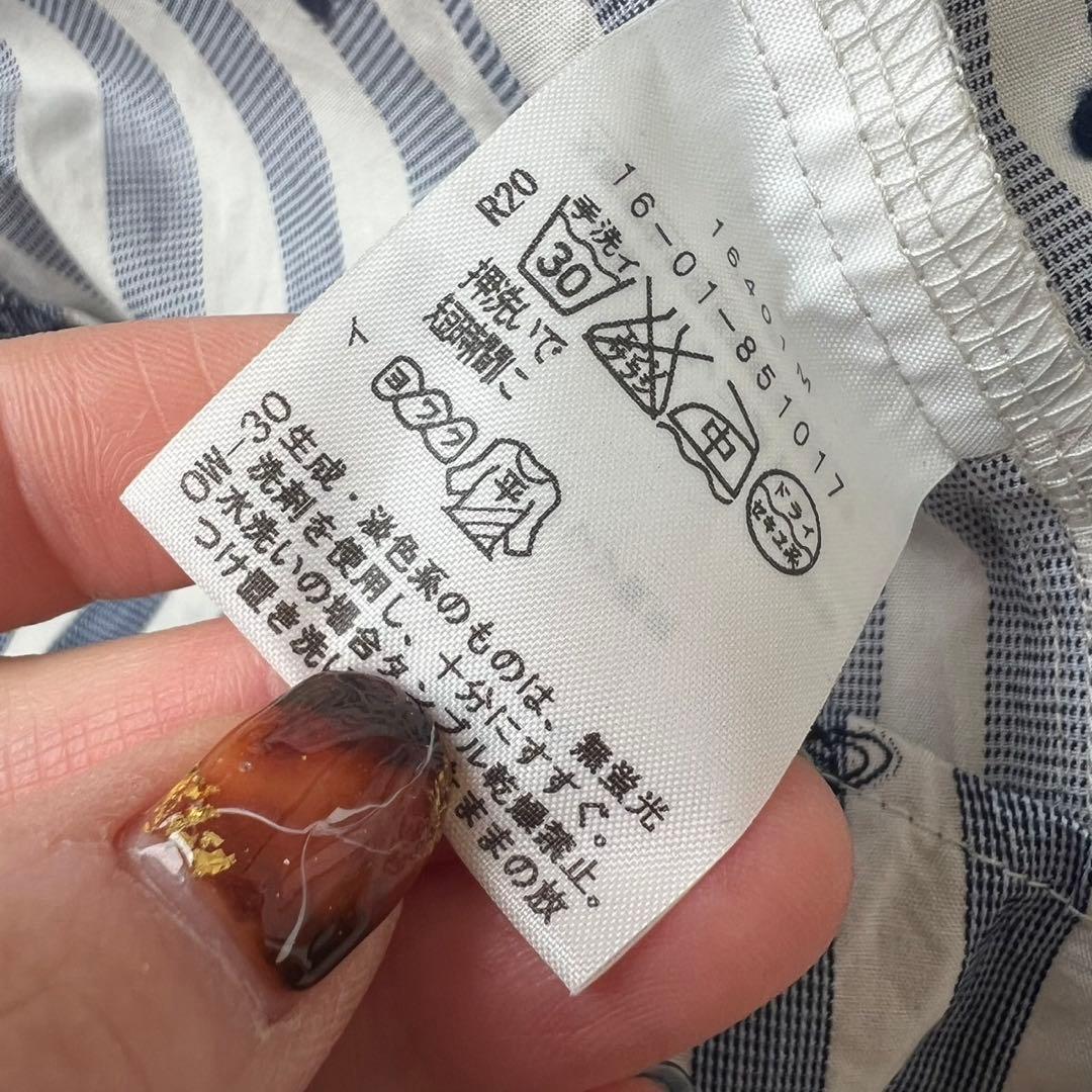 ヴィヴィアンウエストウッド　 ストライプ　オーブロゴ　ブラウス　フリル