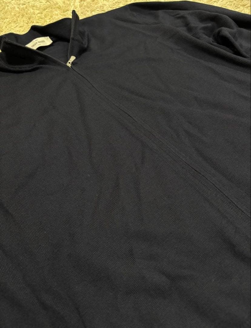 Gran Sasso ジップアップ カーディガン ネイビー　52