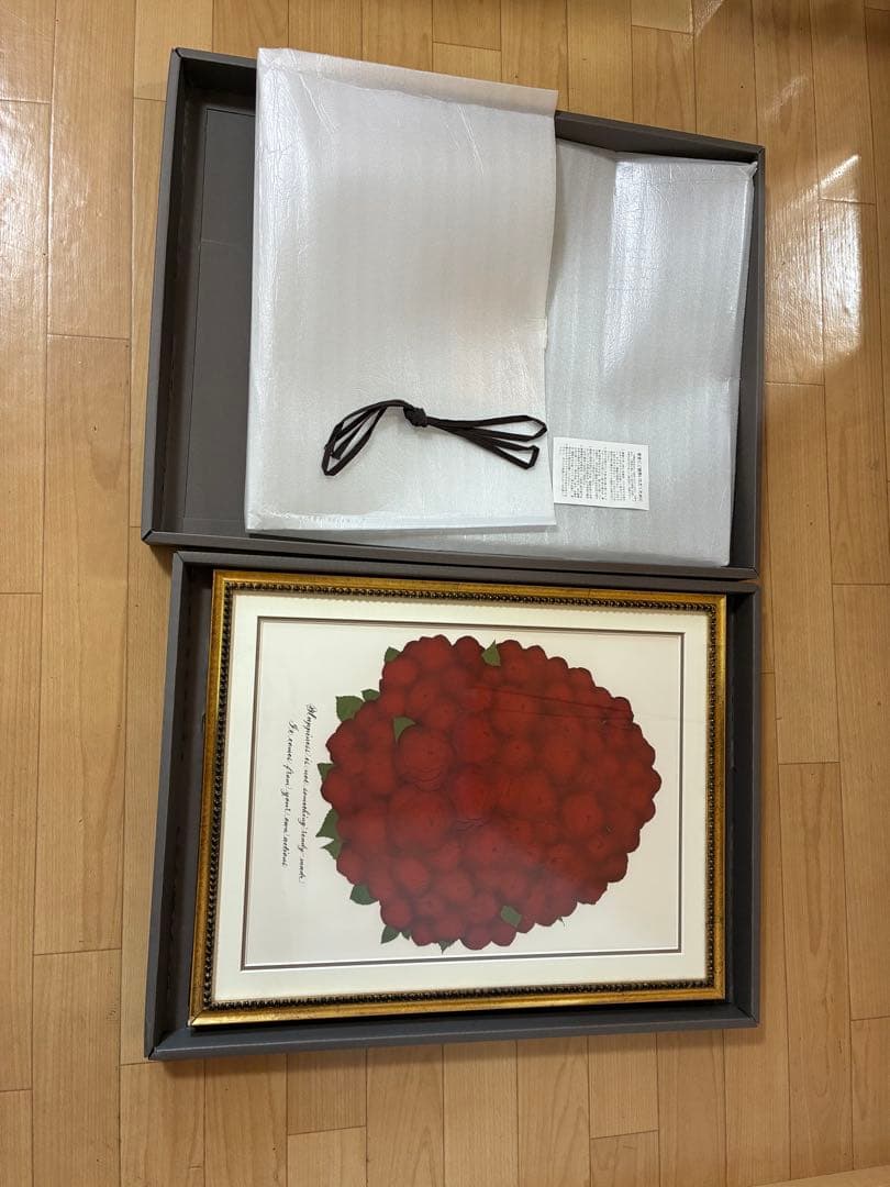 赤い花束 フレーム付き　バラ108本　薔薇　押し花