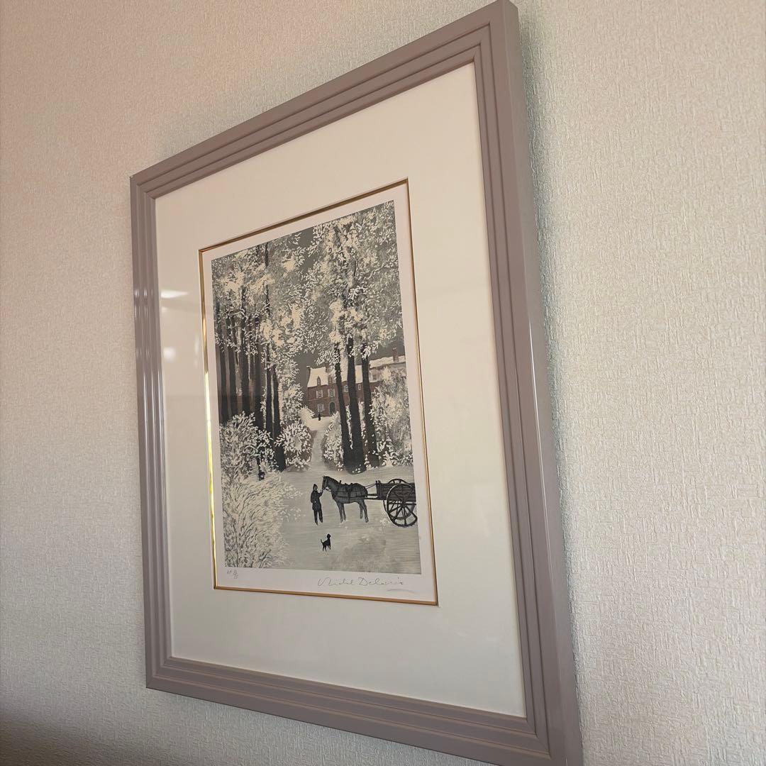 ミッシェルドラクロワ「雪のノルマンディー」