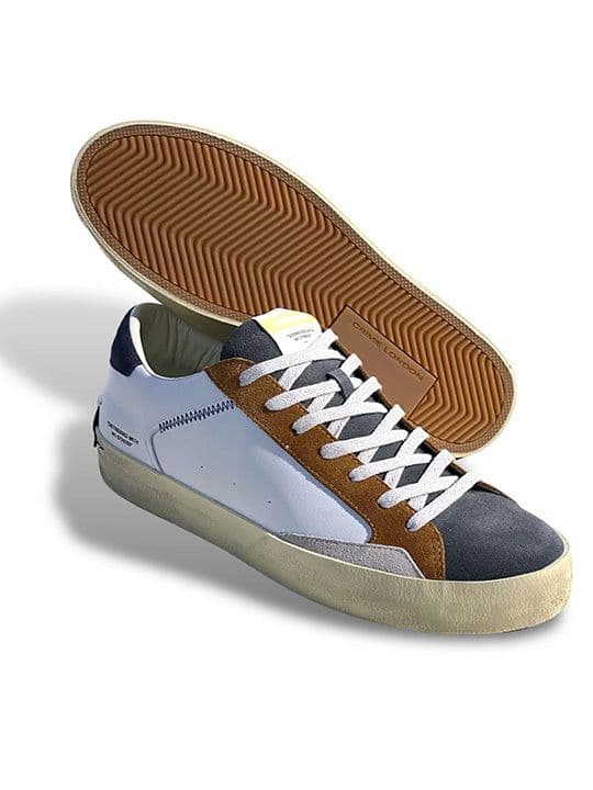 たっかん■新品3.6万:CRIME LONDON「レザーコンビスニーカー」