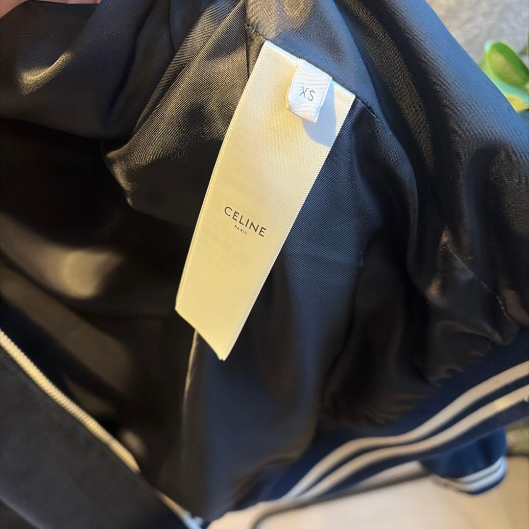 未使用品　セリーヌ　トリオンフ トラックスーツジャケット　ベルベットジャージー