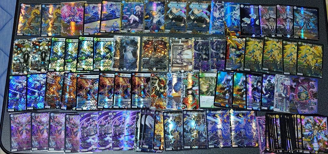 2*送様 デュエルマスターズ　引退品まとめ売り　デッキ10個&金トレジャーなどカ