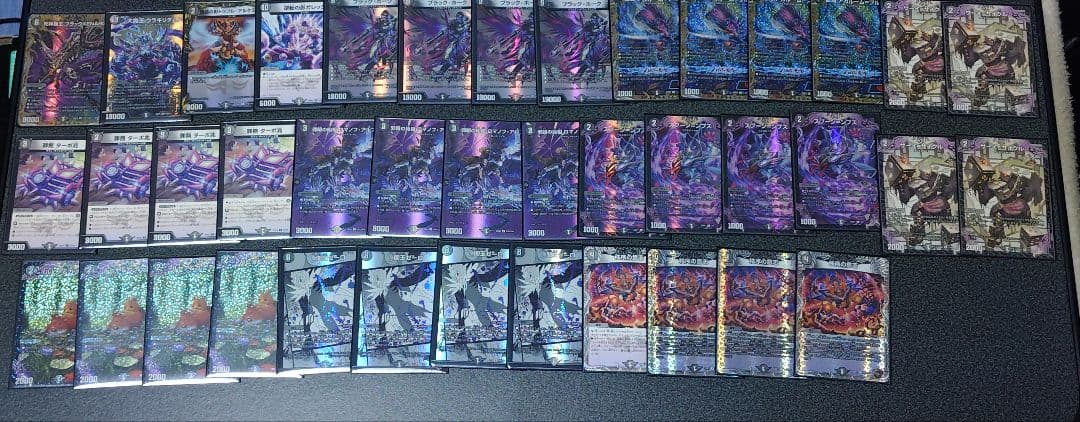 2*送様 デュエルマスターズ　引退品まとめ売り　デッキ10個&金トレジャーなどカ