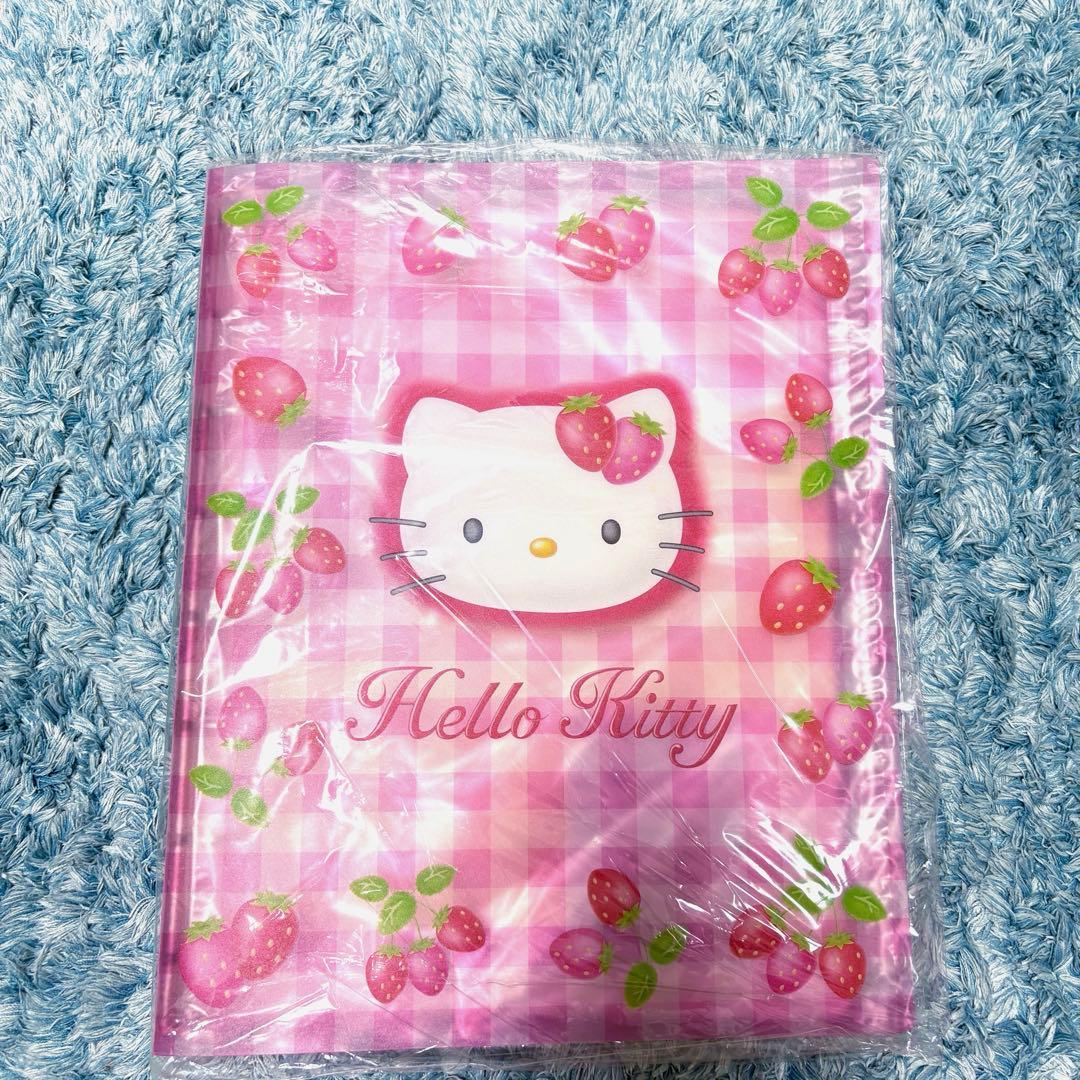 【超希少】新品 平成 1999年 ハローキティ サンリオ A4 8穴バインダー