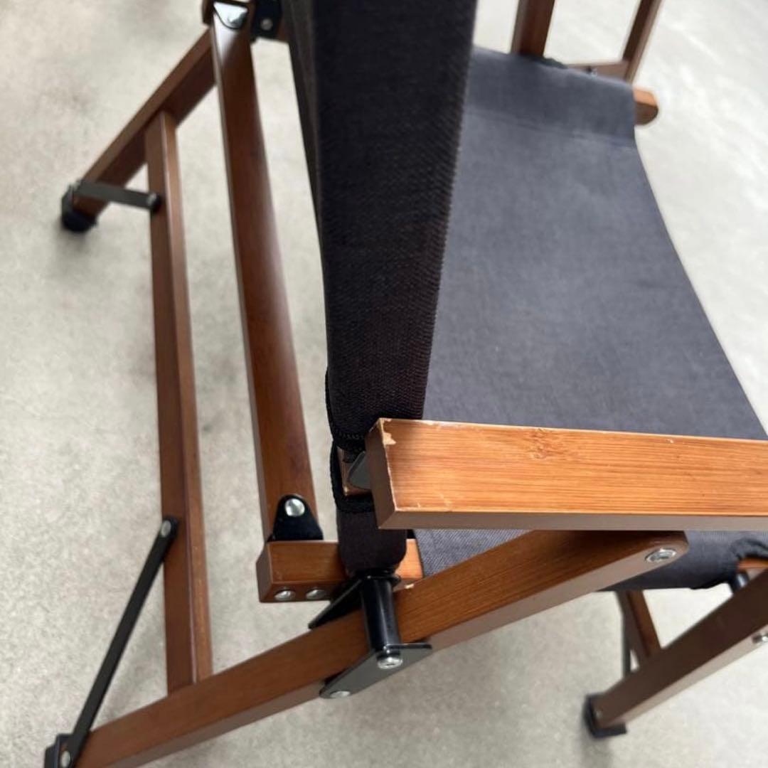 BUNDOK(バンドック) ロースタイル チェア ブラック　2個セット