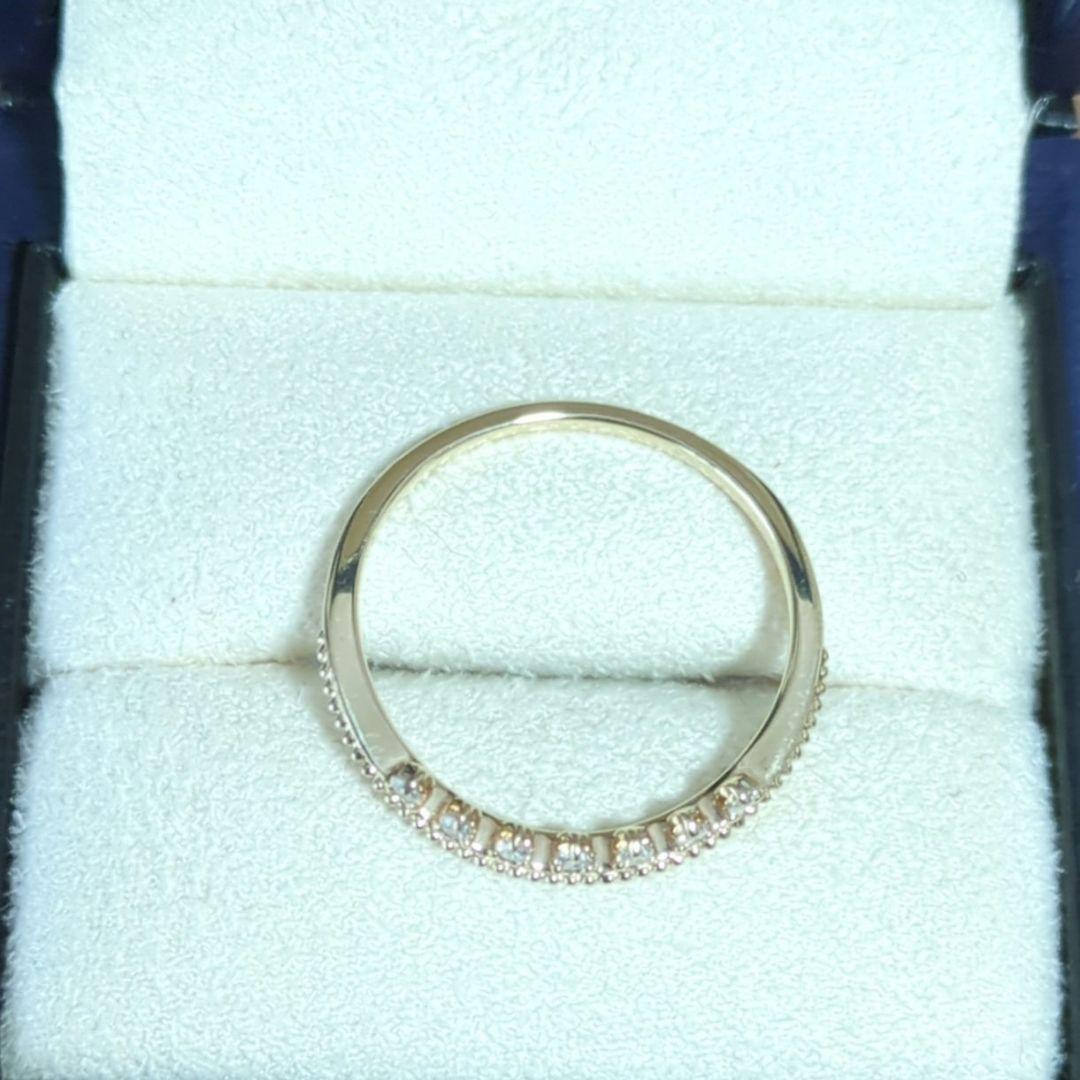 K10YGダイヤモンドリング