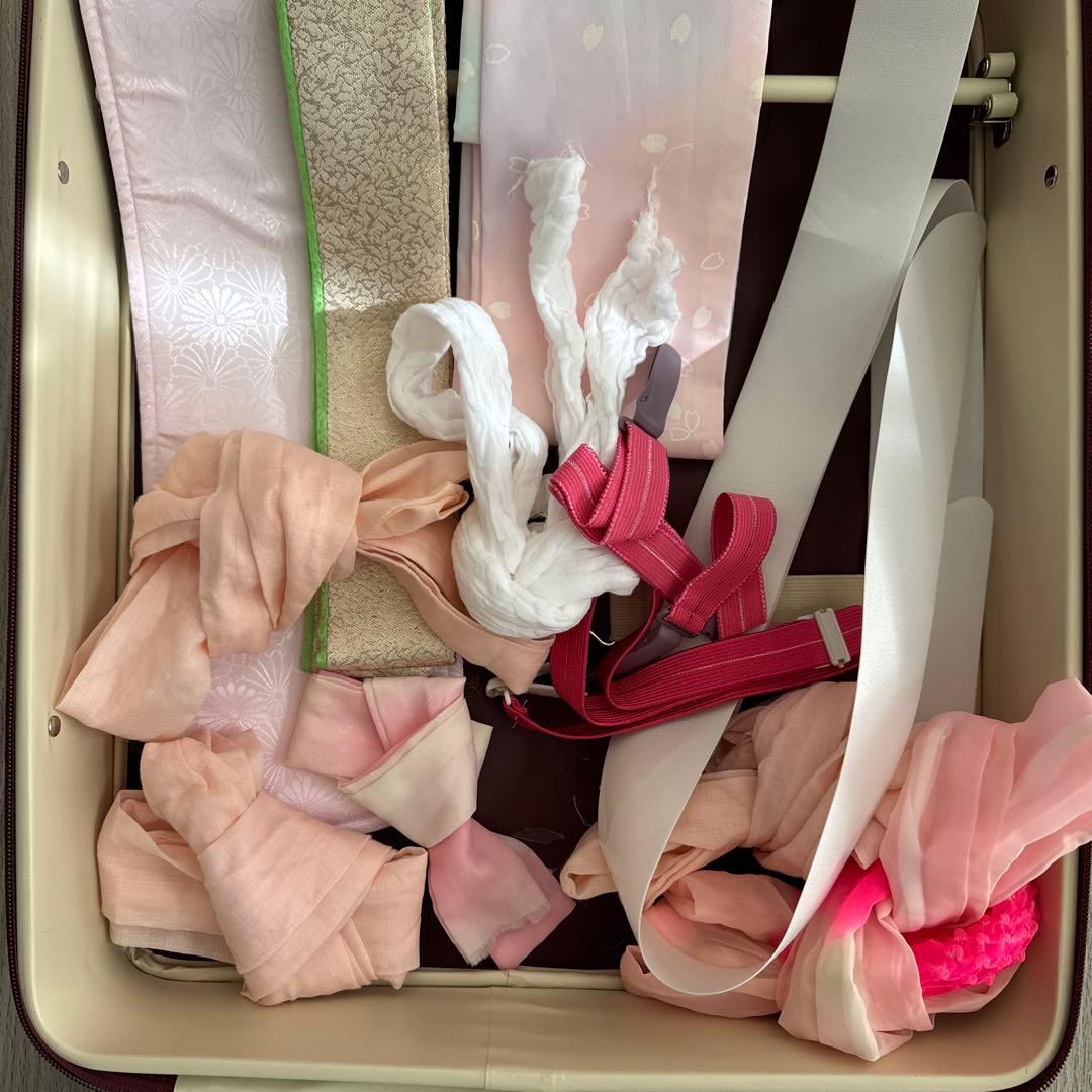 振袖セット着物用小物セット ピンク系　成人式結婚式お正月