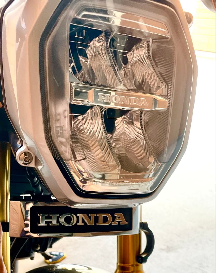 【本日まで】GROM HONDAステムエンブレム グロム　モンキー125